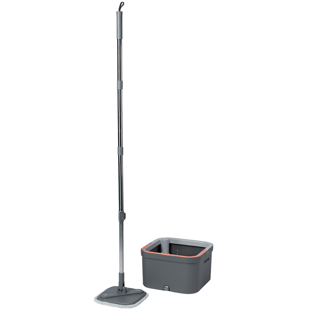 AMOS Eezy Clean Turbo Spin Mop and Bucket Set Image 1