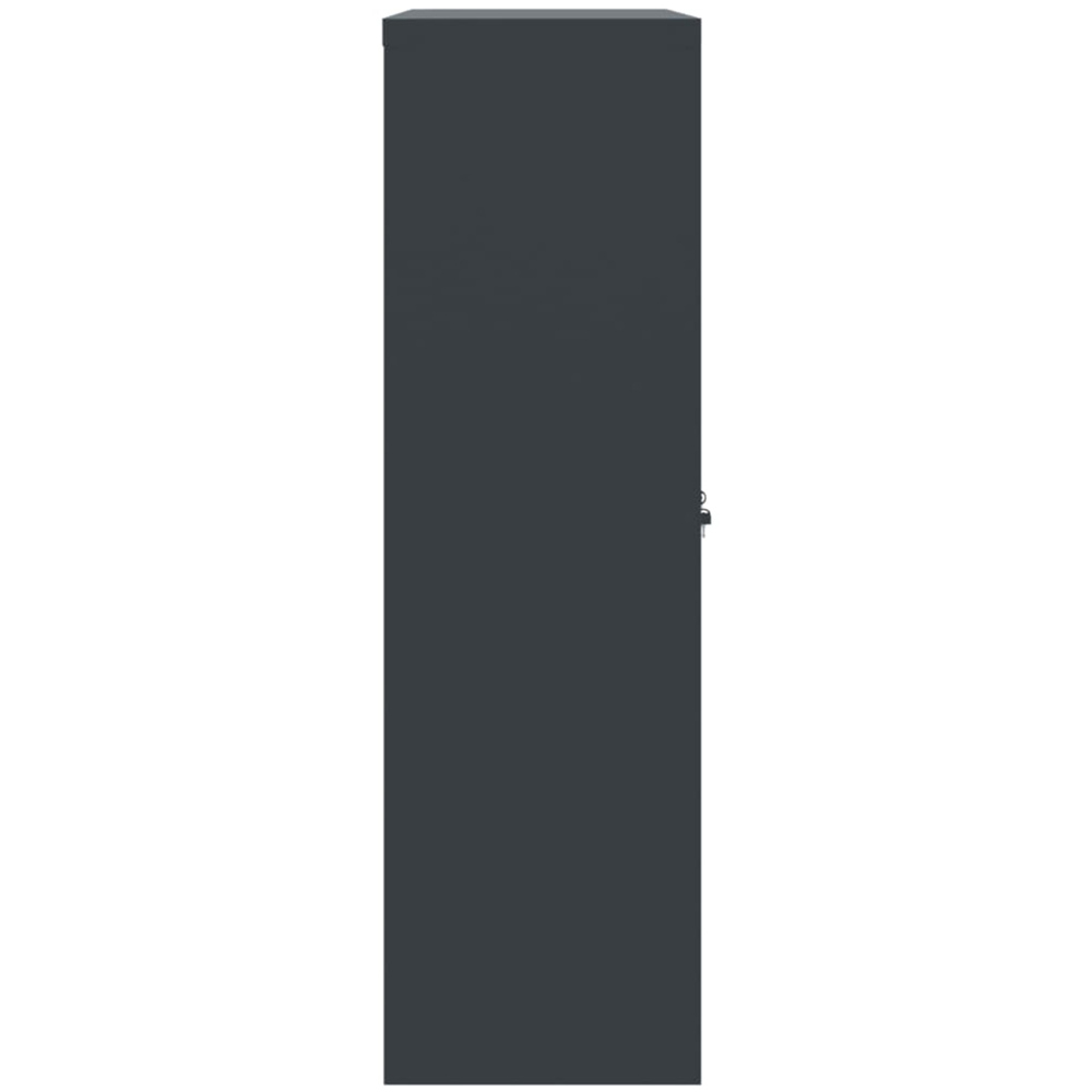 vidaXL 2 Door 4 Shelf Anthracite File Cabinet Image 5
