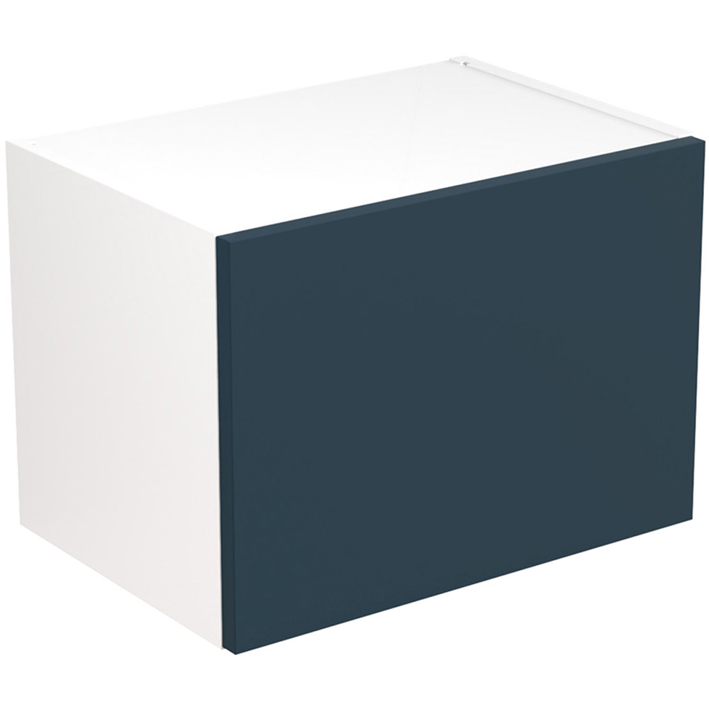 Kitchen Kit Slab Supermatt Blue Bridging Wall Kitchen Cabinet Flatpack 500mm Image 1