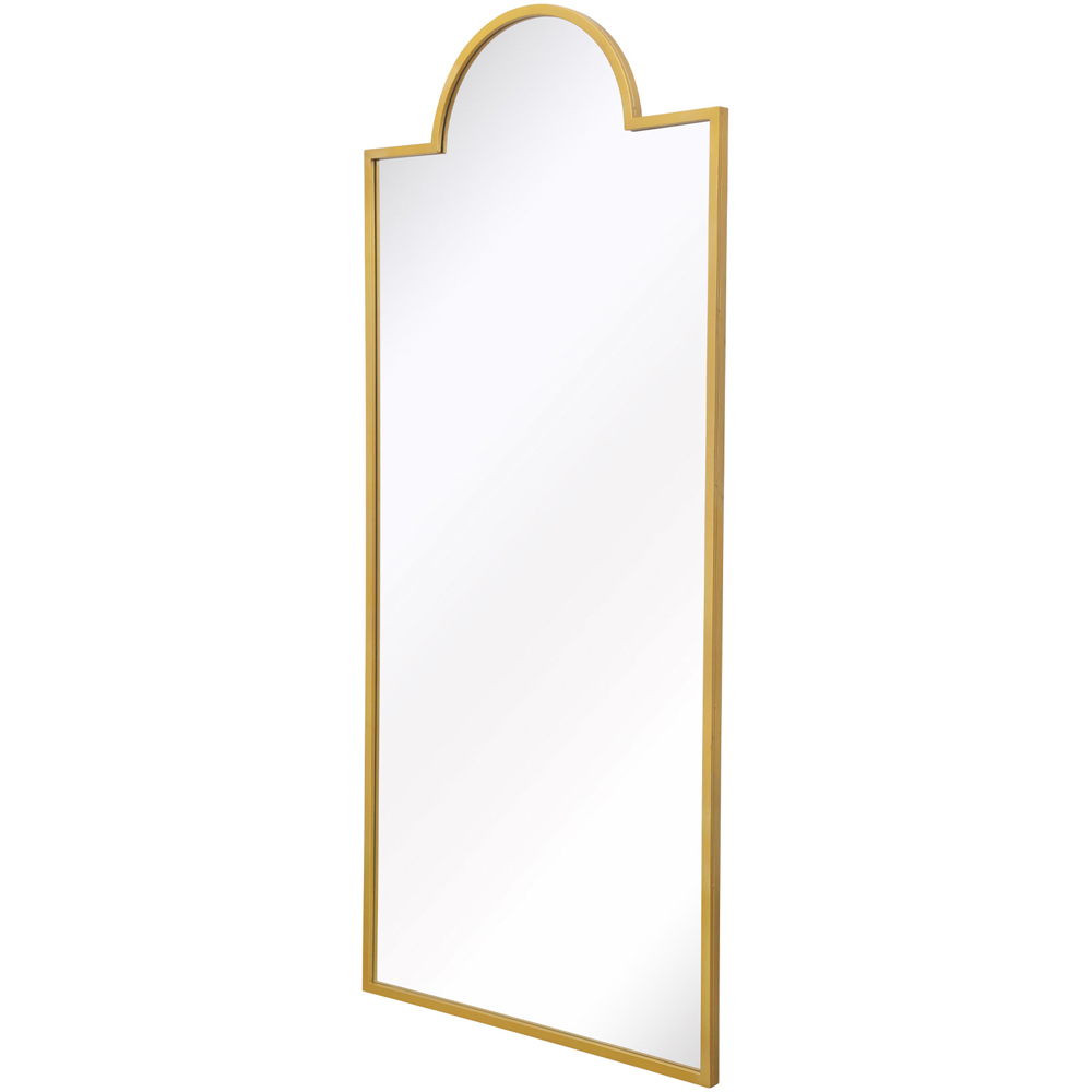 MirrorOutlet The Genestra Gold Contemporary Wall and Leaner Garden Mirror 190 x 85cm Image 3