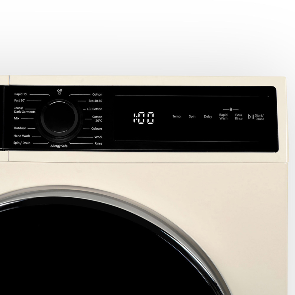 Montpellier MWM814BLC 8kg Cream Wide Washing Machine Image 8