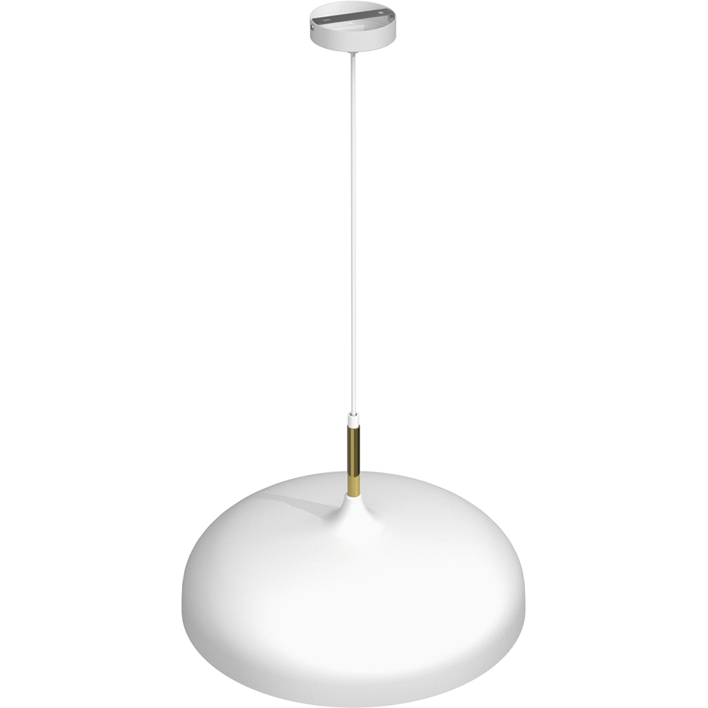 Milagro Lincoln White Pendant Lamp 230V Image 3