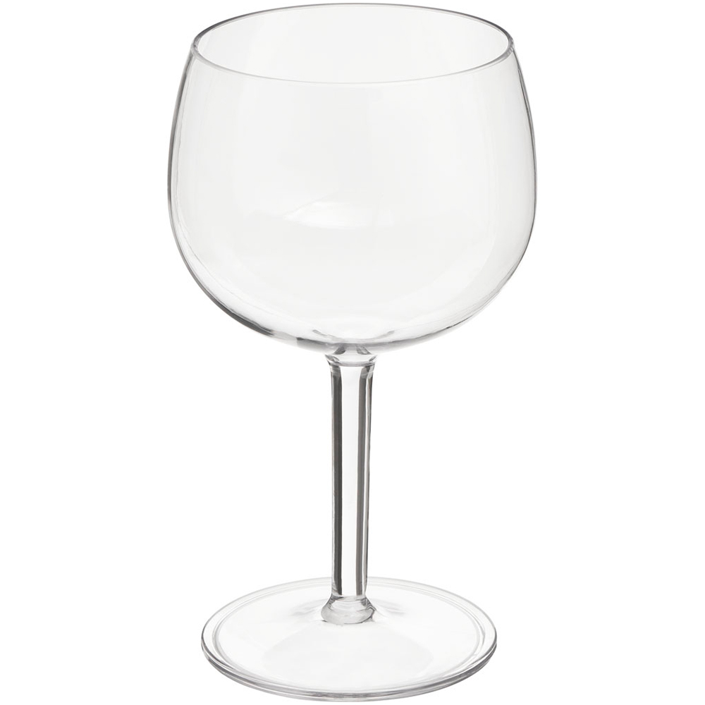 Wilko Clear Plastic Gin Glasses 4 Pack Image 3