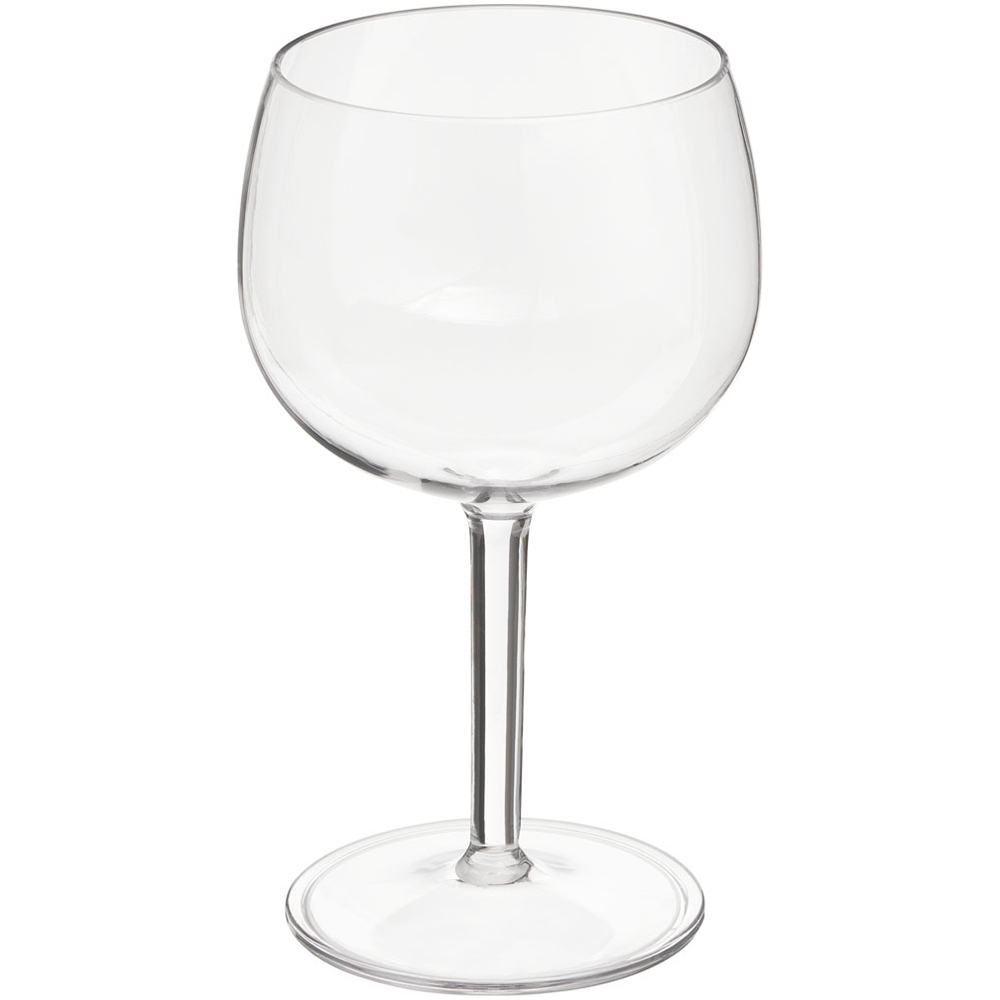 Wilko Clear Plastic Gin Glasses 4 Pack Wilko