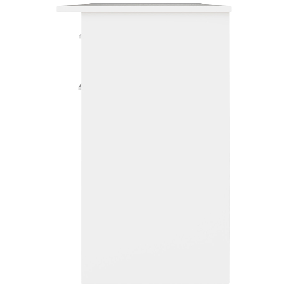 GFW Bailey 2 Drawer Computer Desk White Image 6