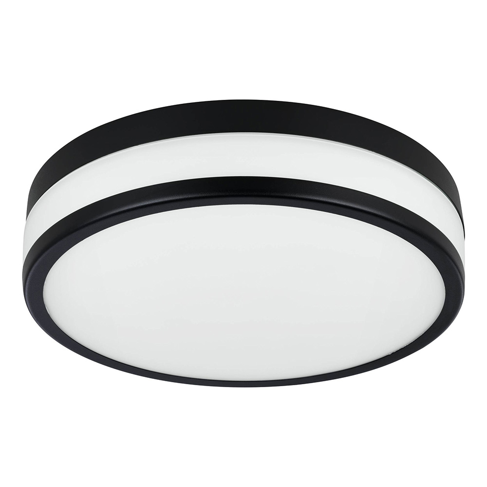 EGLO Palermo Black and White LED Ceiling Light Image 1