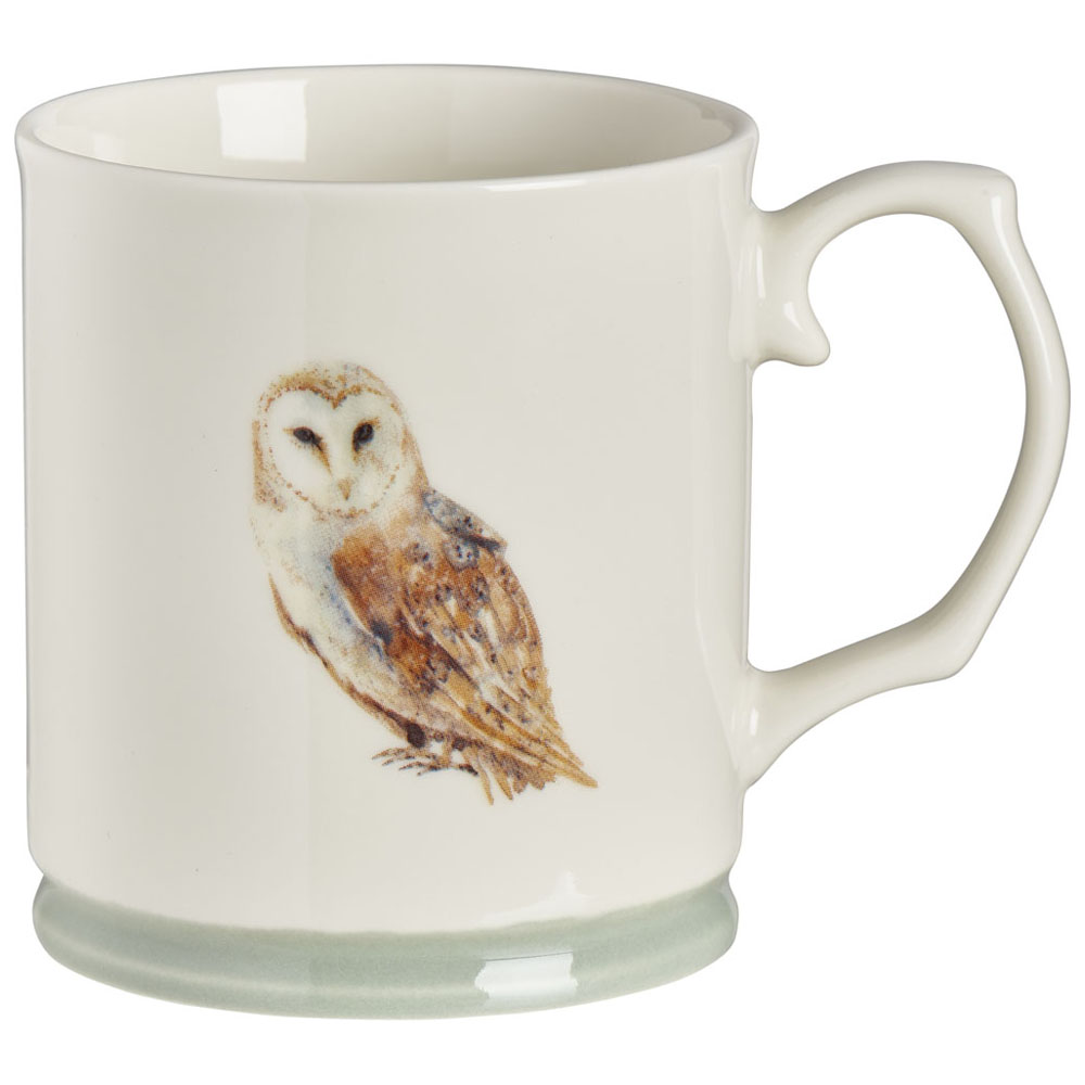 Wilko Watercolour Owl Mug Image 1