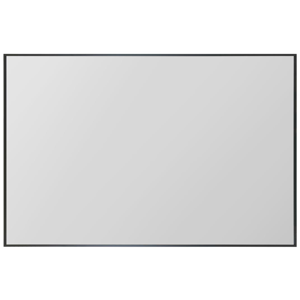 The Artus Black Aluminium Wall Mirror 120 x 80cm Image 3