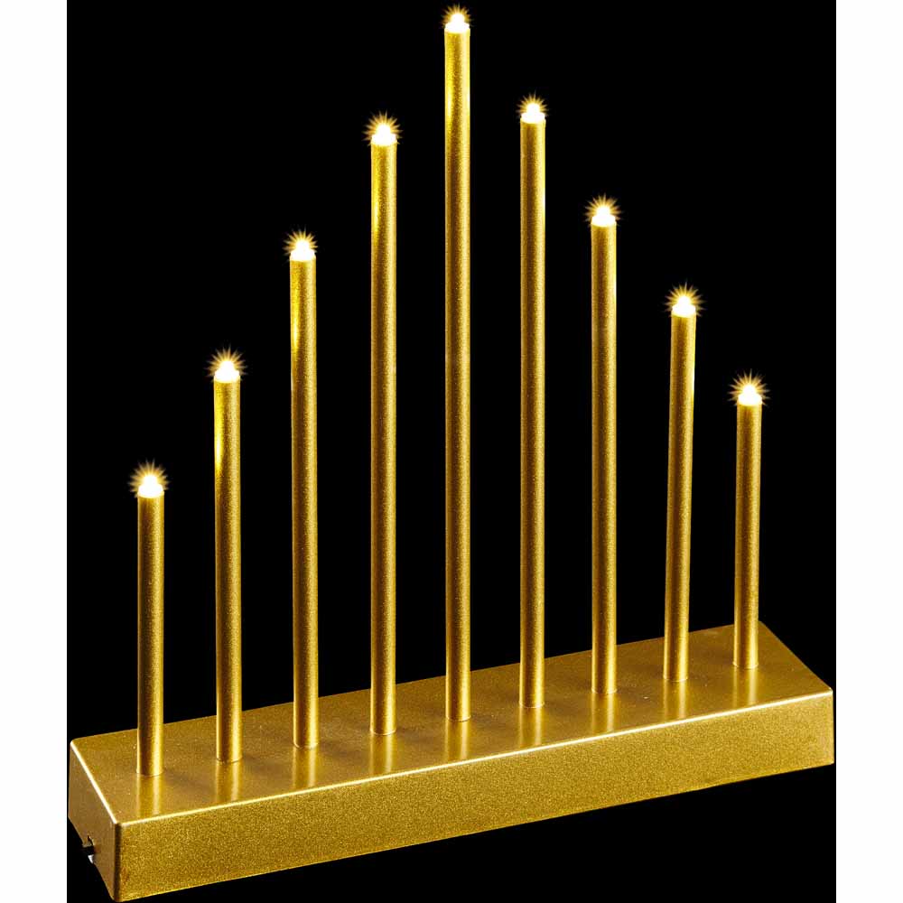 Wilko Luxe Gold Candle Bridge Image 2