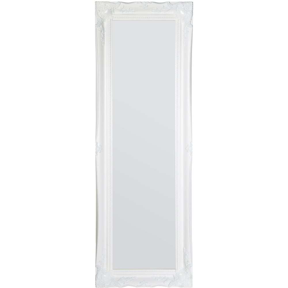 MirrorOutlet Hamilton White Shabby Chic Wall Mirror 137 x 46cm Image 1