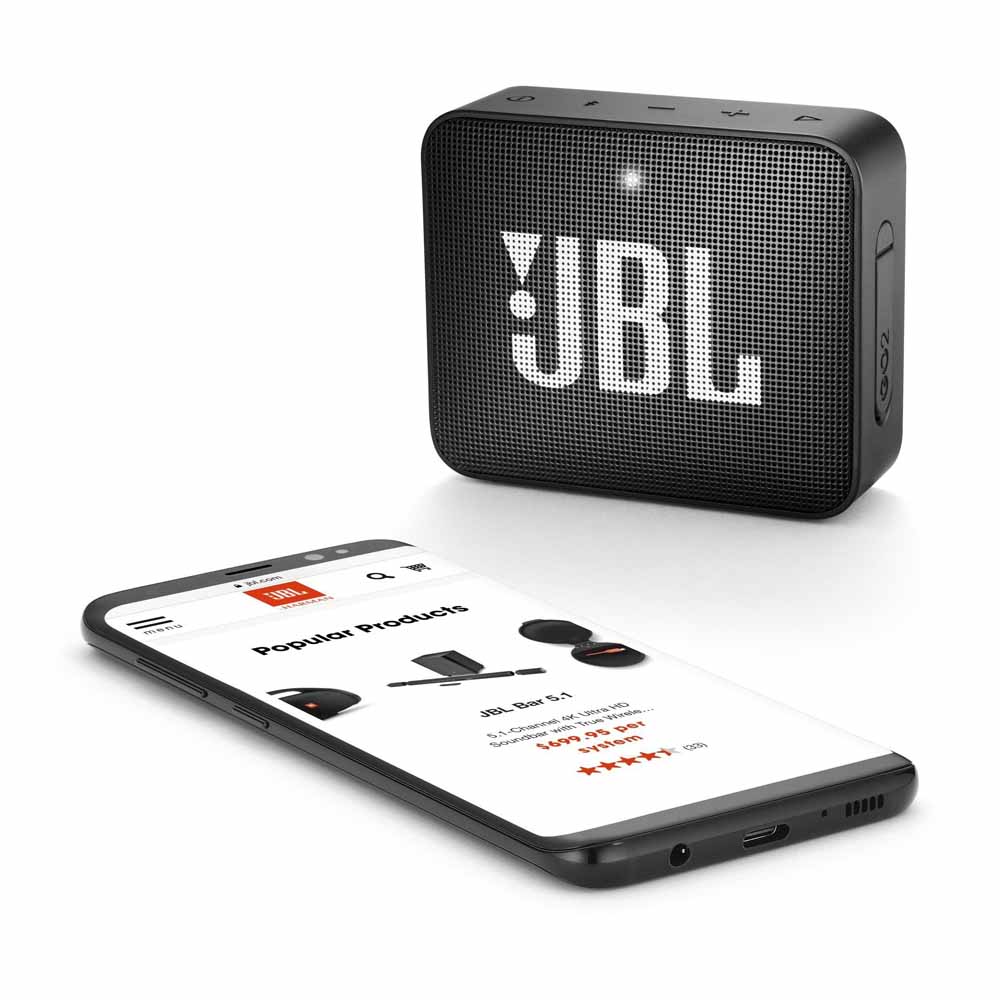 JBL GO 2 Speaker Black Image 3