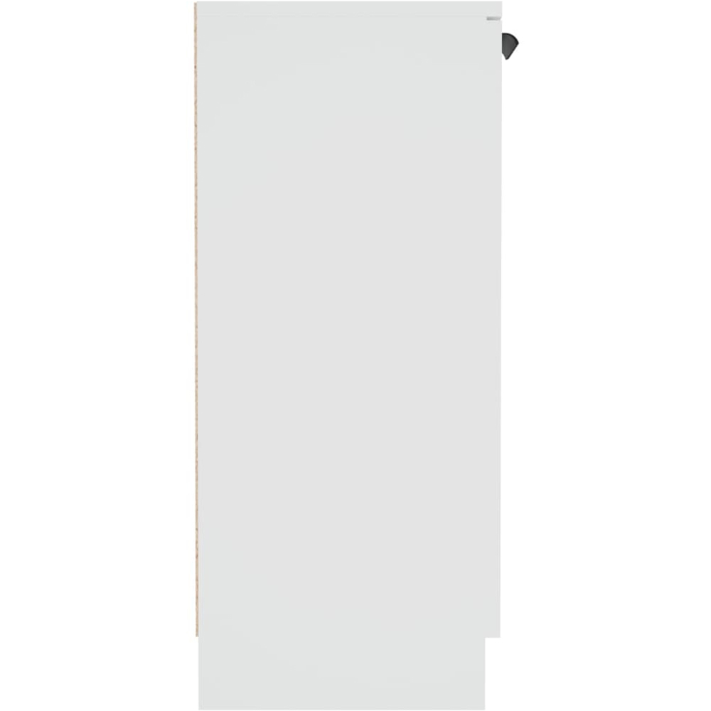 vidaXL 2 Door White Sideboard Image 5