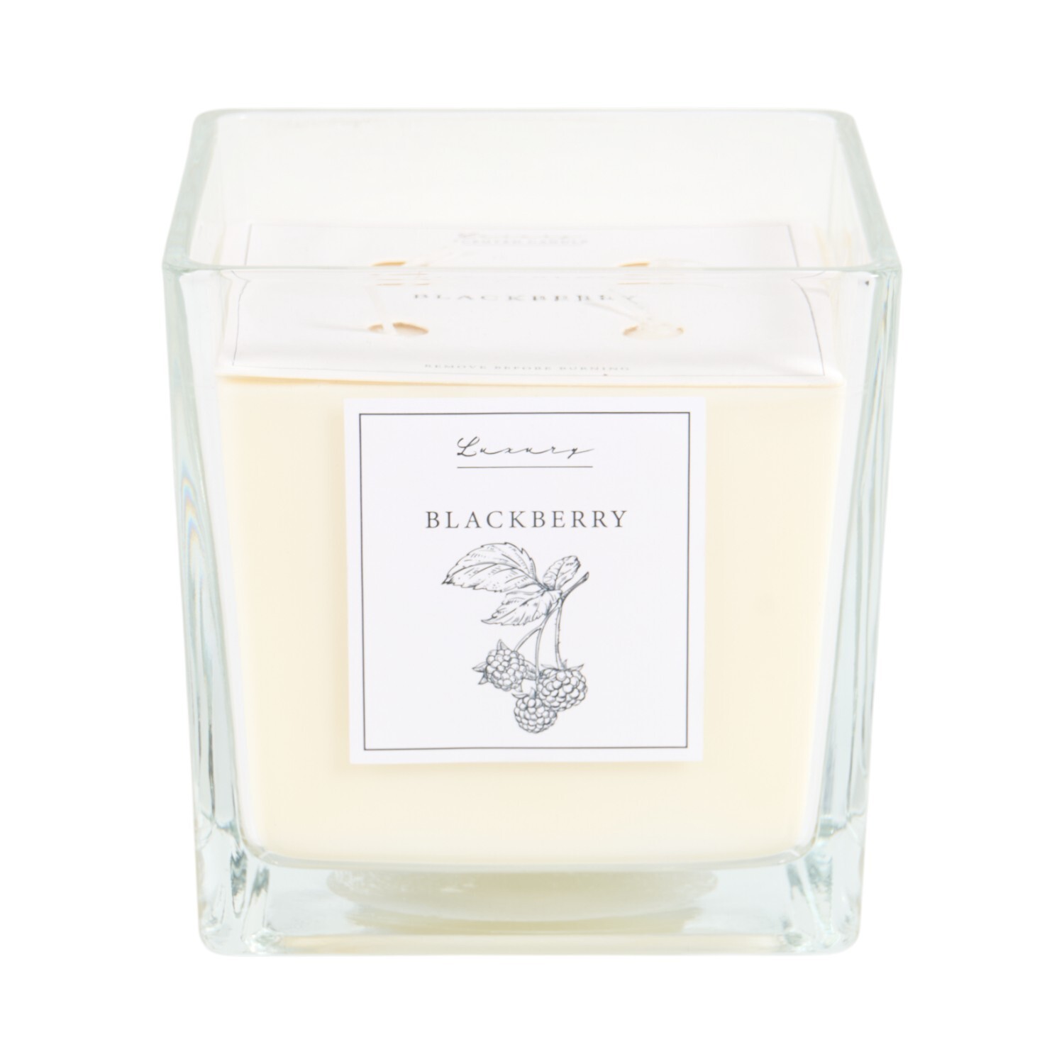 XL Square Candle Blackberry Image 2