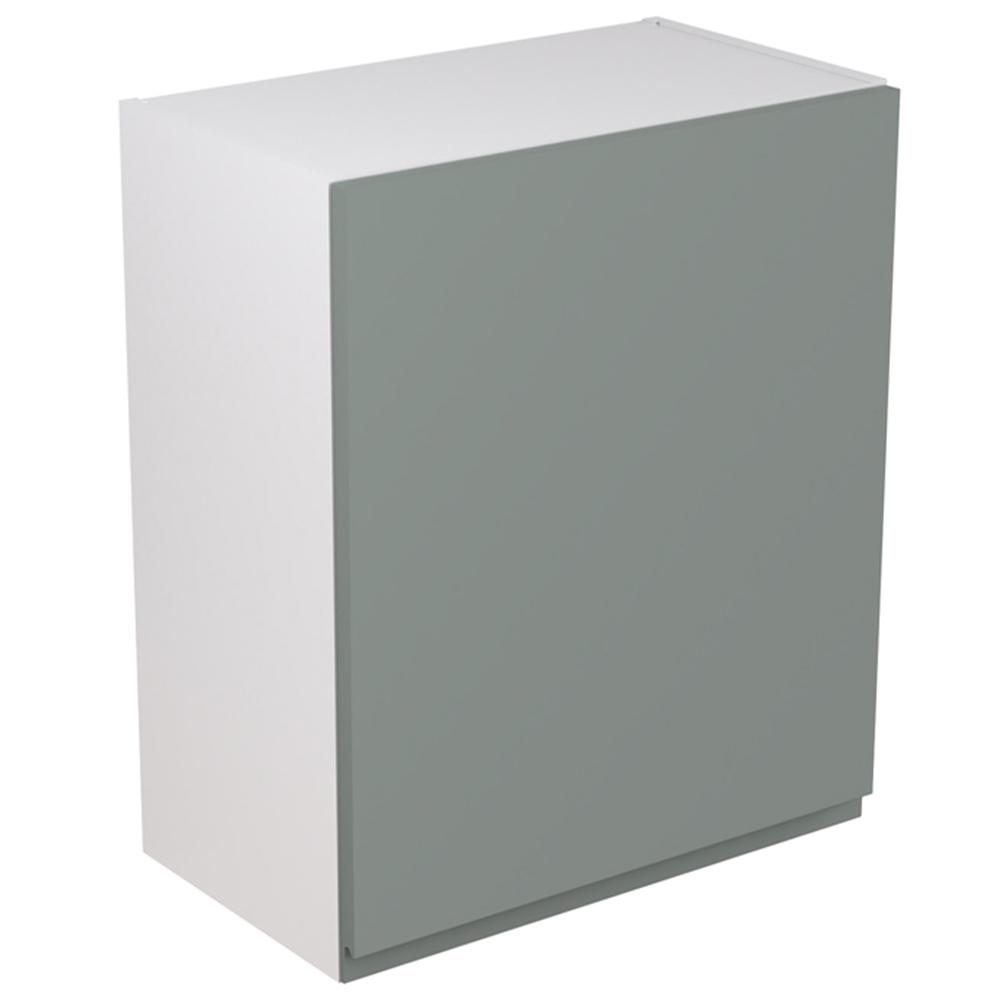 Kitchen Kit J-Pull Matt Sage Green Wall Kitchen Cabinet Flatpack 600mm Image 1
