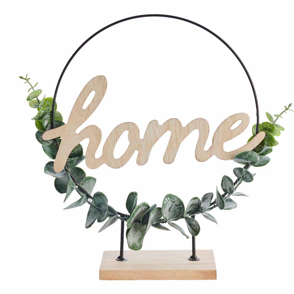 Wilko Home Sculpture with Foliage Image 1