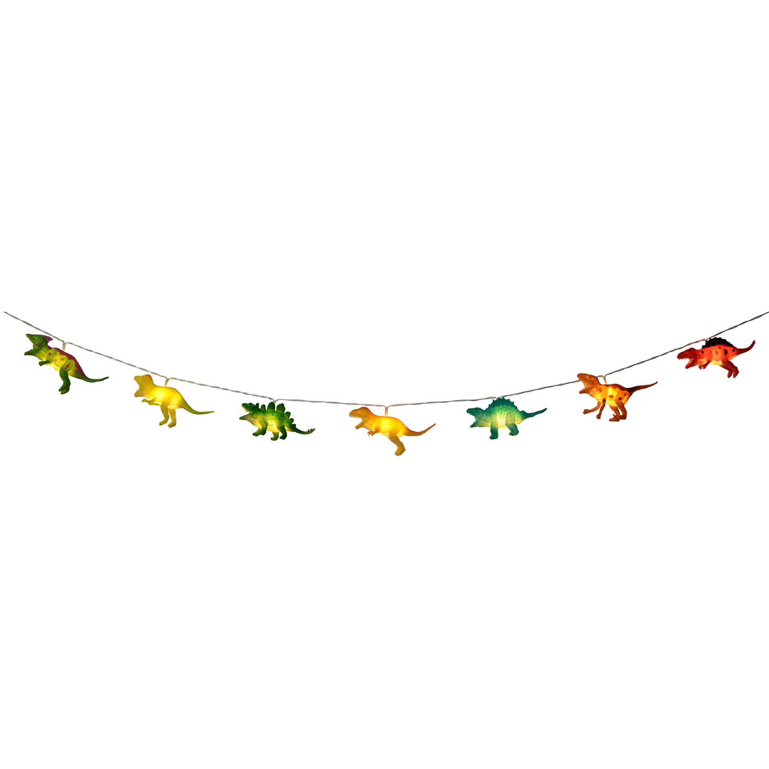 15 LED Dinosaur String Light Image 1