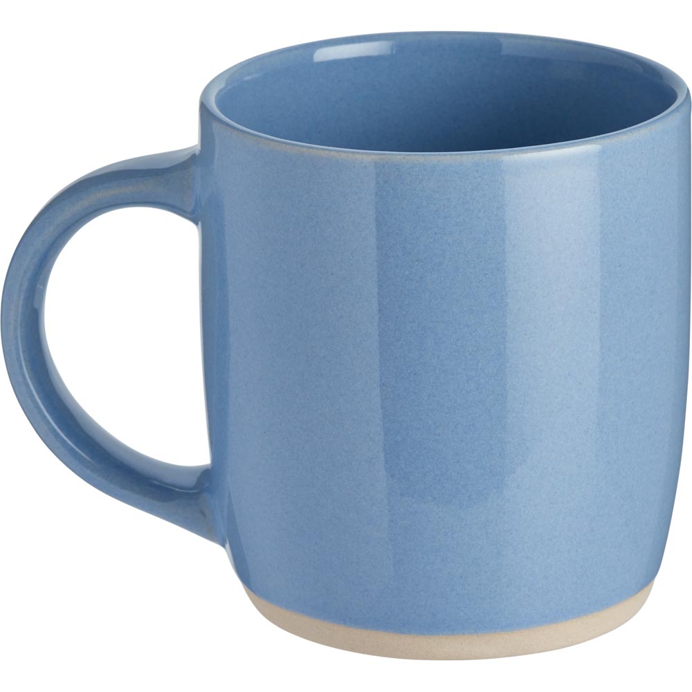 Wilko Blue Biscuit Base Mug Image 3