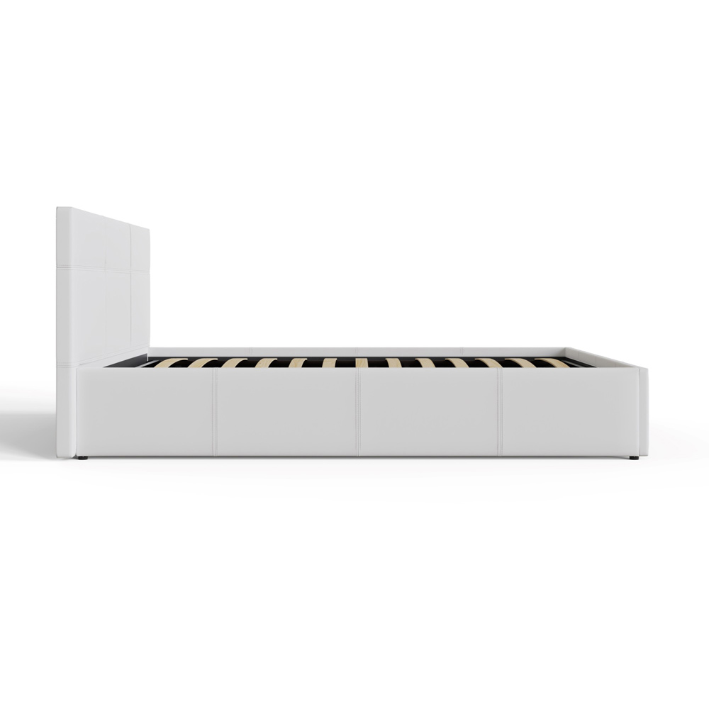 GFW Small Double White End Lift Ottoman Bed Image 4