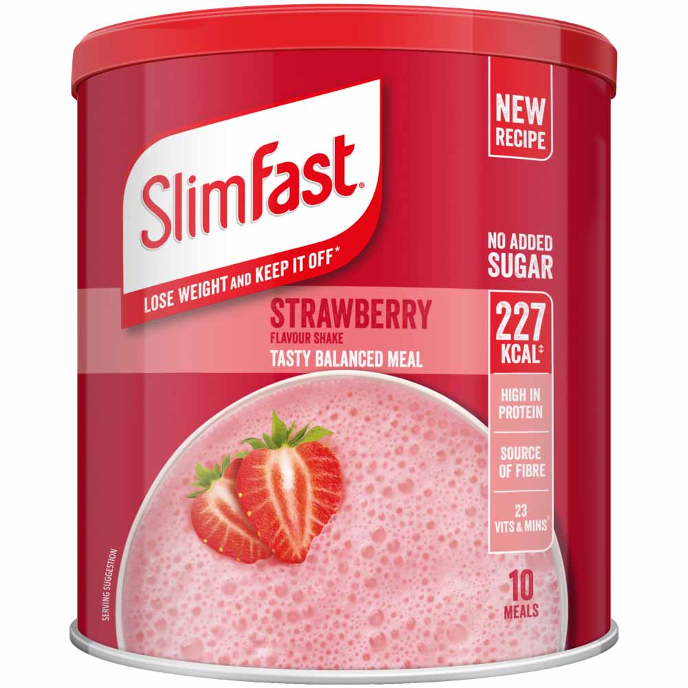 SlimFast Powder Tin Strawberry 365g Image