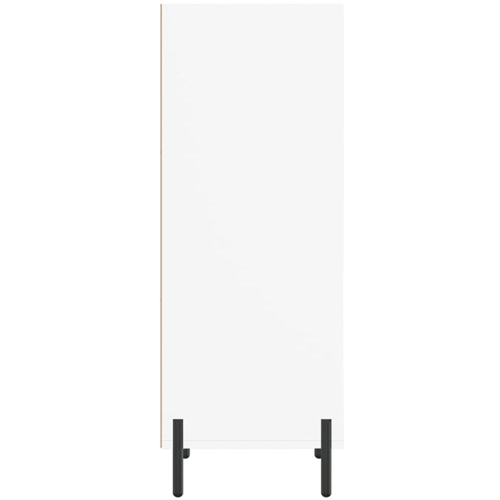 vidaXL 3 Shelf White Sideboard Image 5