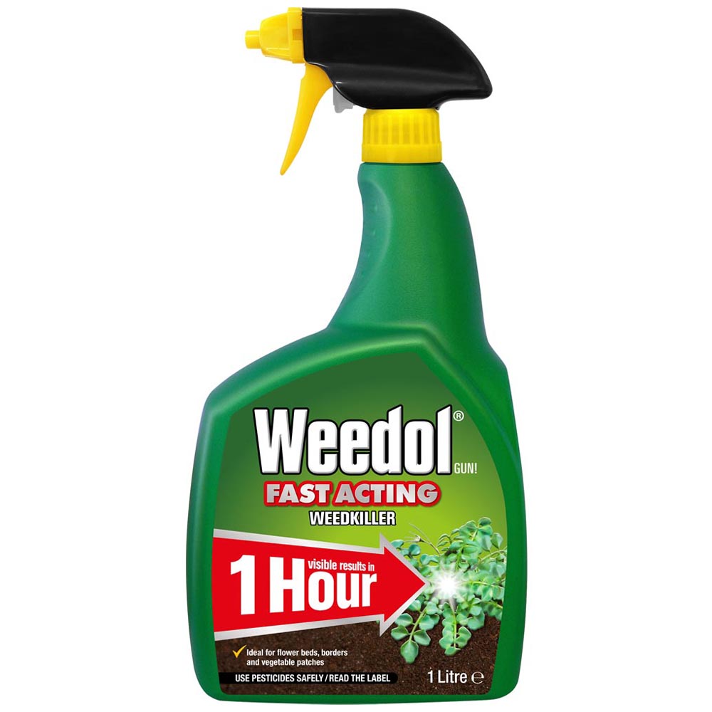 Weedol Gun Ready To Use Fast Act Weedkiller 1L Image 1