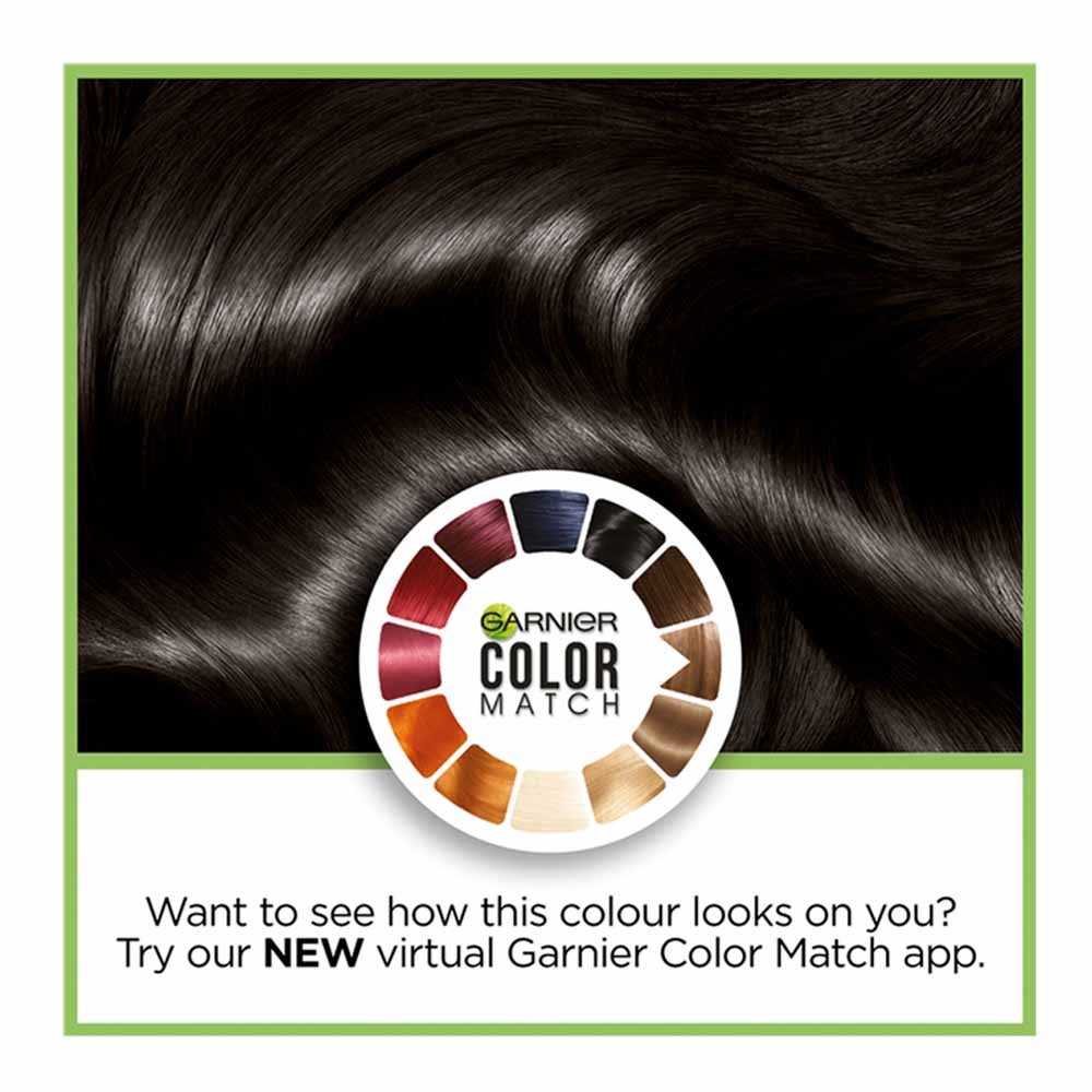 Garnier Nutrisse 3 Darkest Brown Permanent Hair Dye Image 4