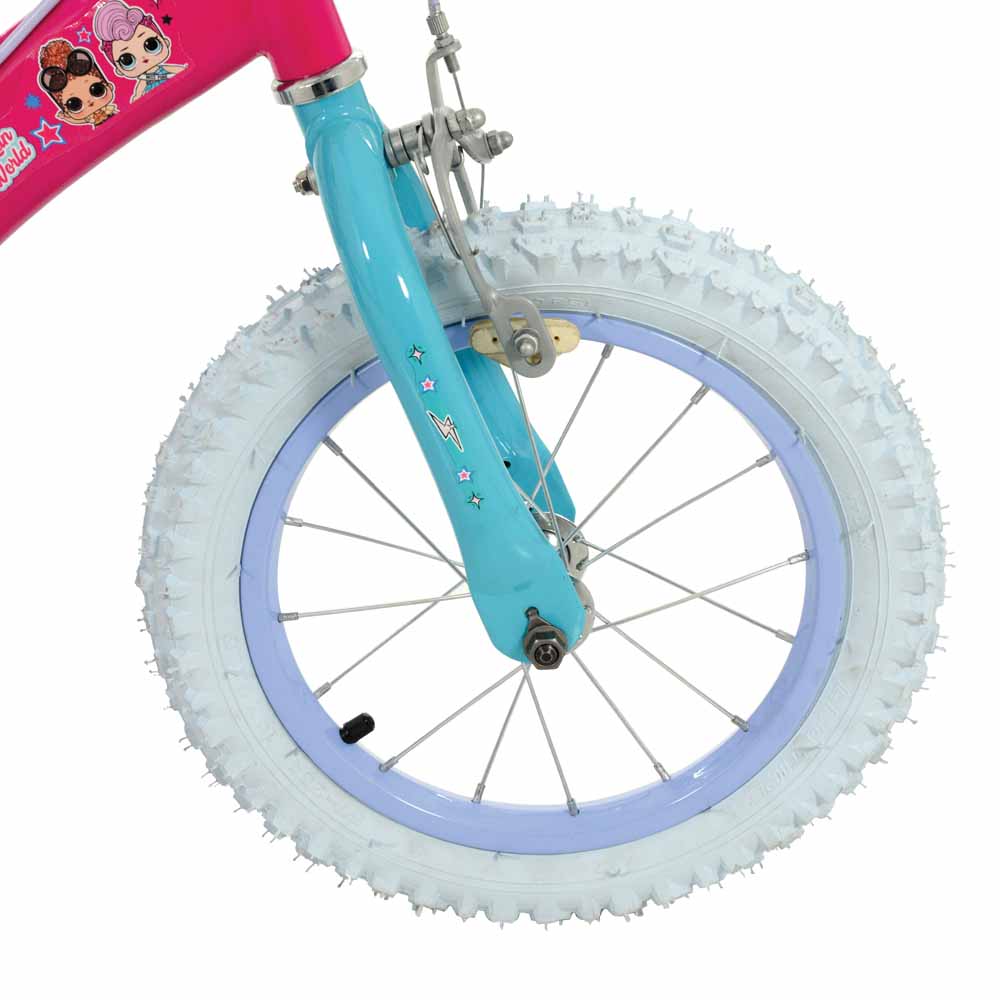 LOL Surprise 14 inch Pink and Blue Bike Image 3