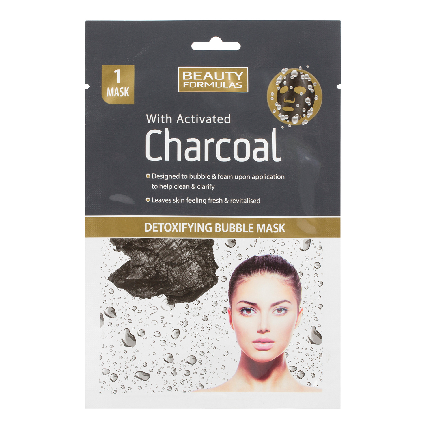 Beauty Formulas Charcoal Detoxifying Bubble Mask Image