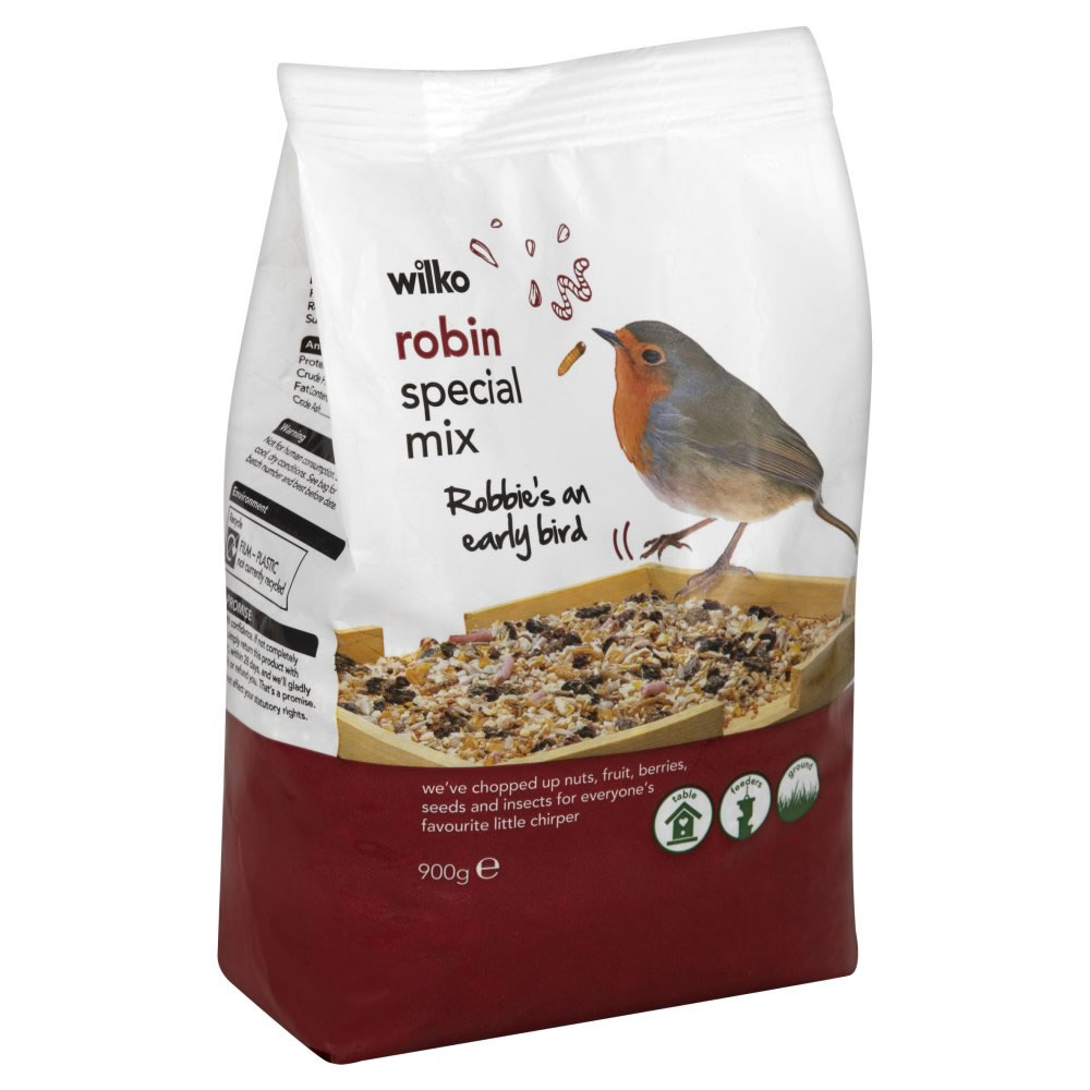 Wilko Wild Bird Robin Seed 900g Wilko