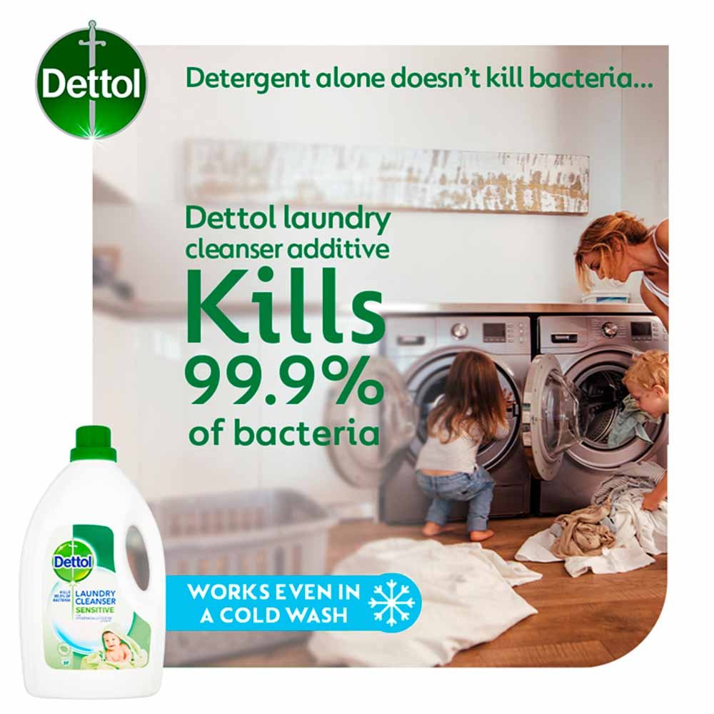Dettol Fresh Cotton Laundry Cleanser 1.5L Image 2
