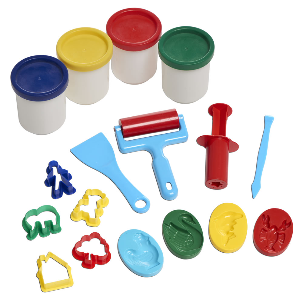 Wilko Dough Set 17 pieces Image 1