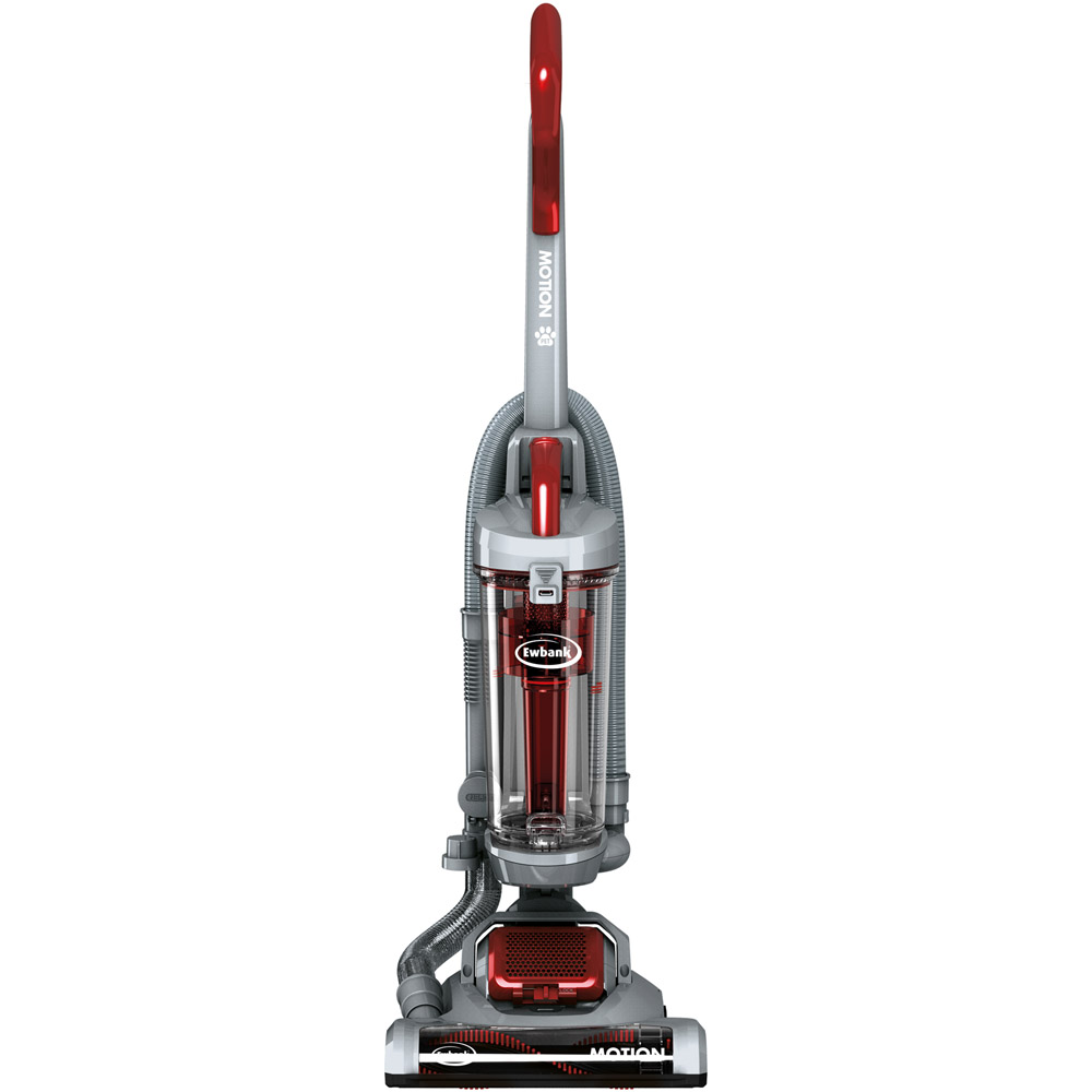 Ewbank Motion Pet 3L Silver and Red Bagless Upright Vacuum Cleaner Image 1