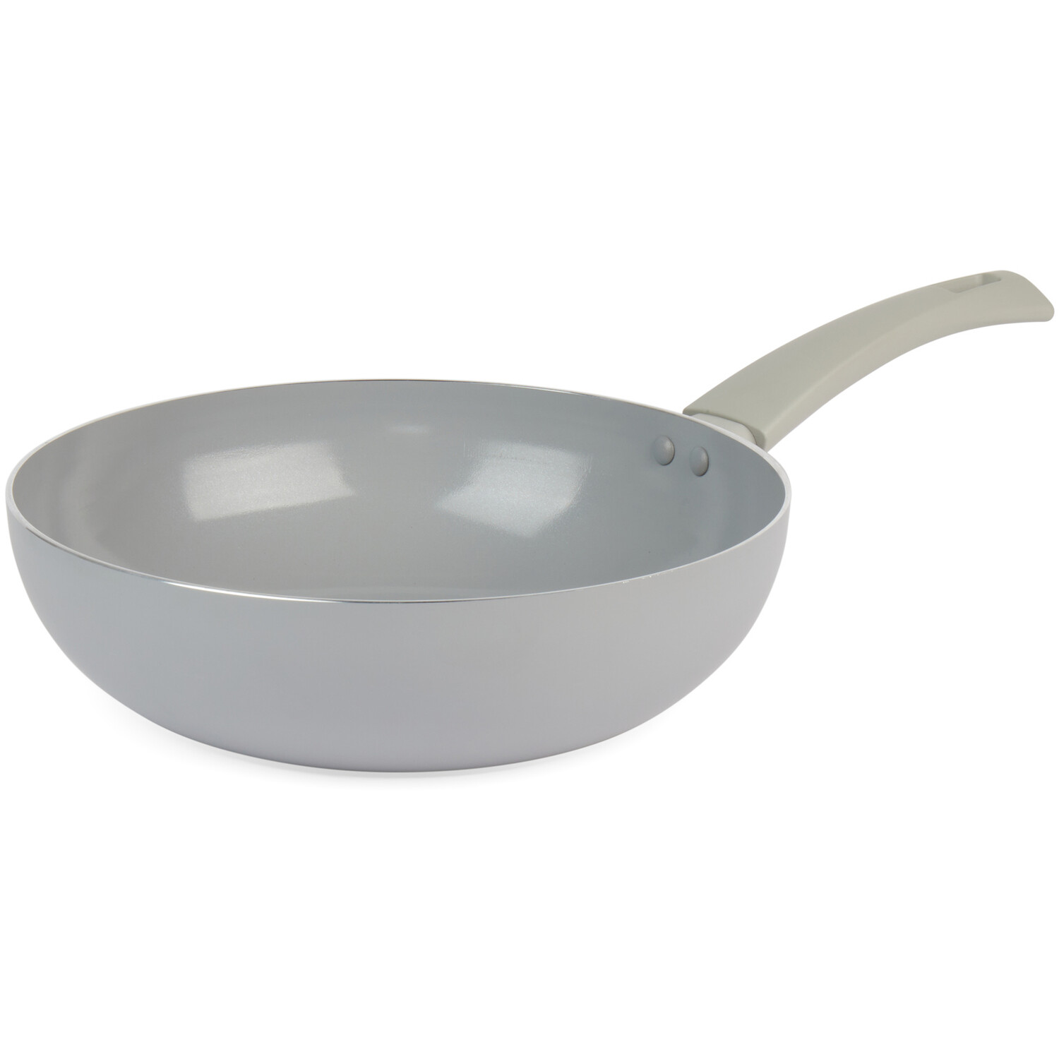 Salter Healthy Eating Stir-Fry Pan - Grey Image 3
