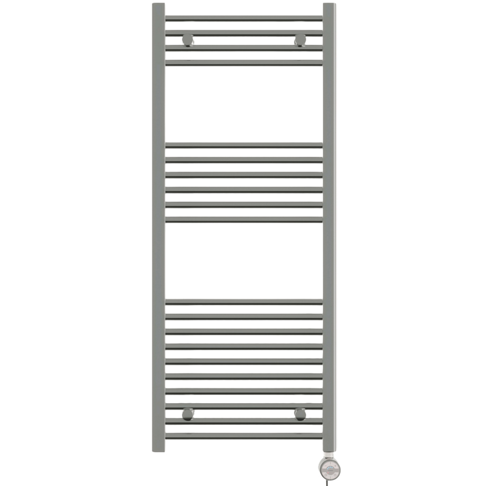 Terma Leo Chrome Electric Towel Rail with MOA Element Upgrade 1200 x 500mm Image 1