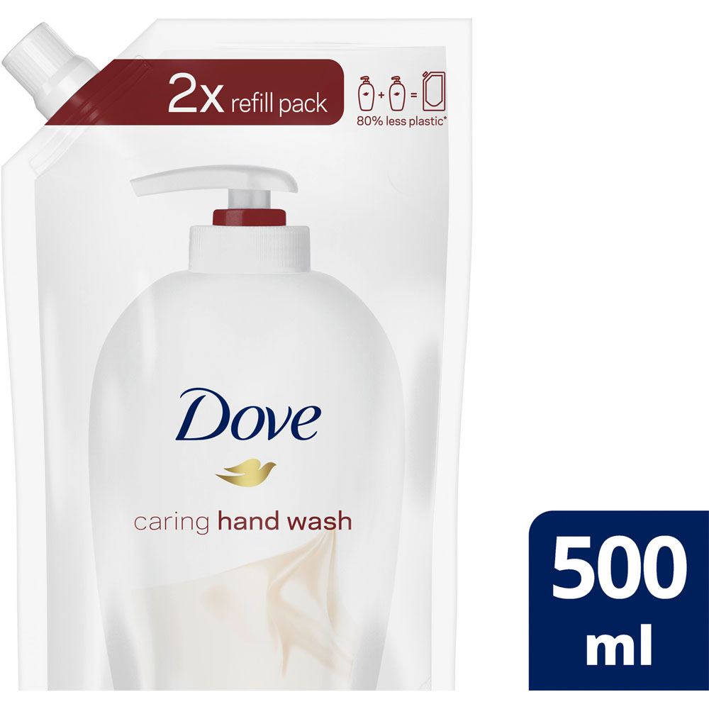 Dove Fine Silk Moisturising Hand Wash Refill 500ml Image 2