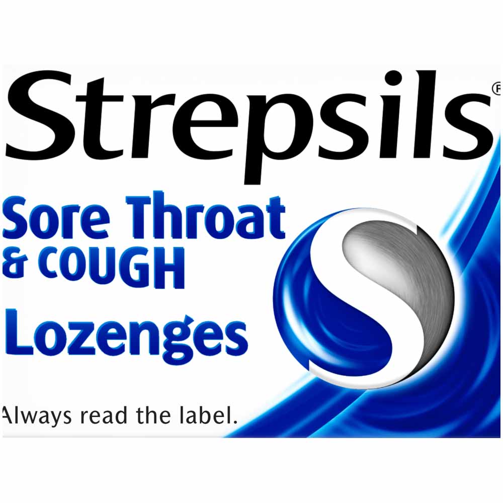 Strepsils Sore Throat and Cough 24pk  - wilko