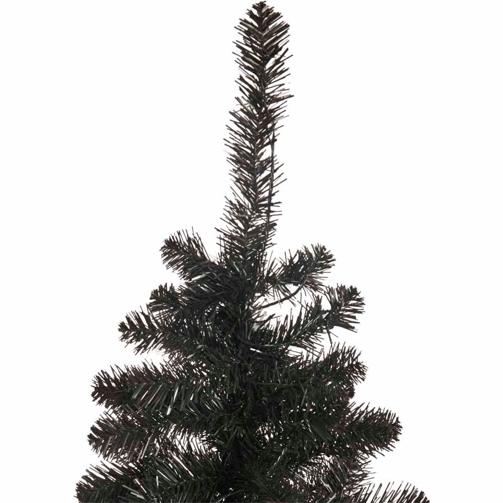 Wilko 6ft Black PreLit Christmas Tree Wilko