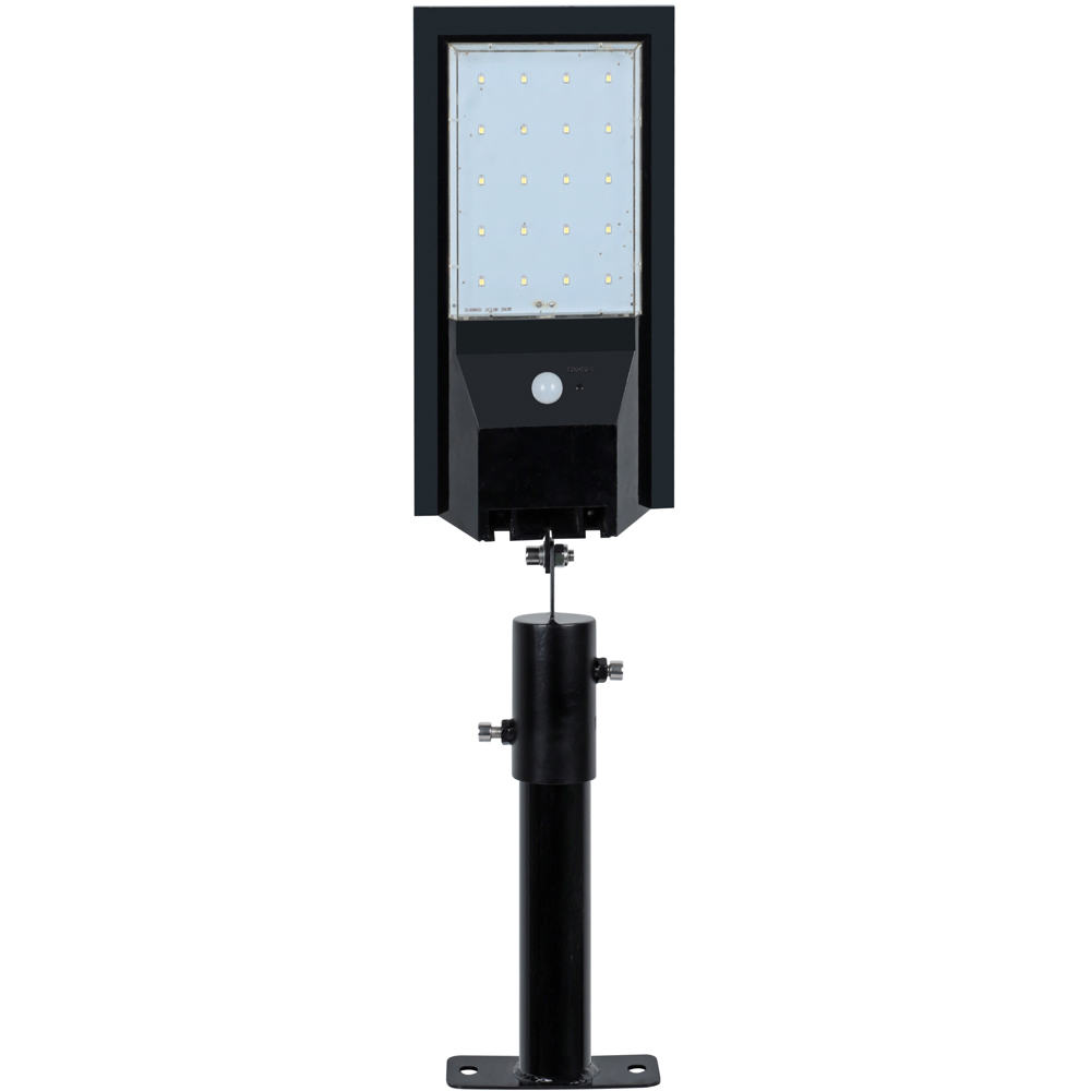 Callow Outdoor 9W White LED Solar Wall or Post Light Image 4