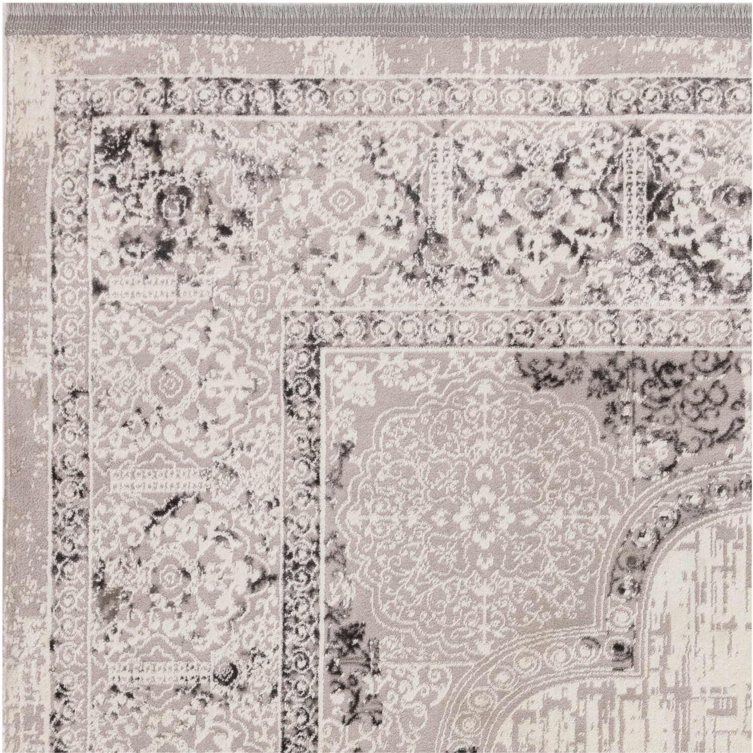 Vintage Capri Rug - Silver / 60cm Image 2