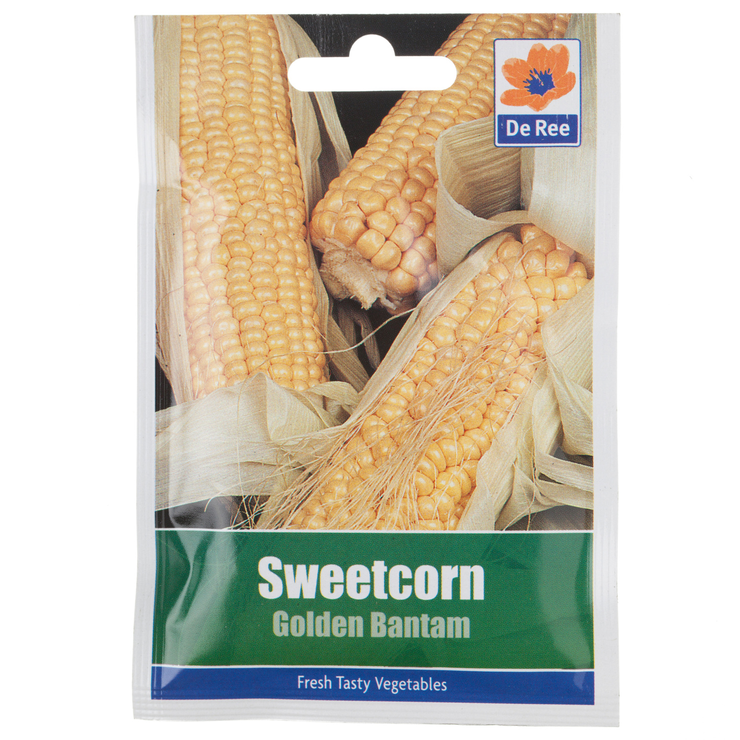 Golden Bantam Sweetcorn Seed Packet Image