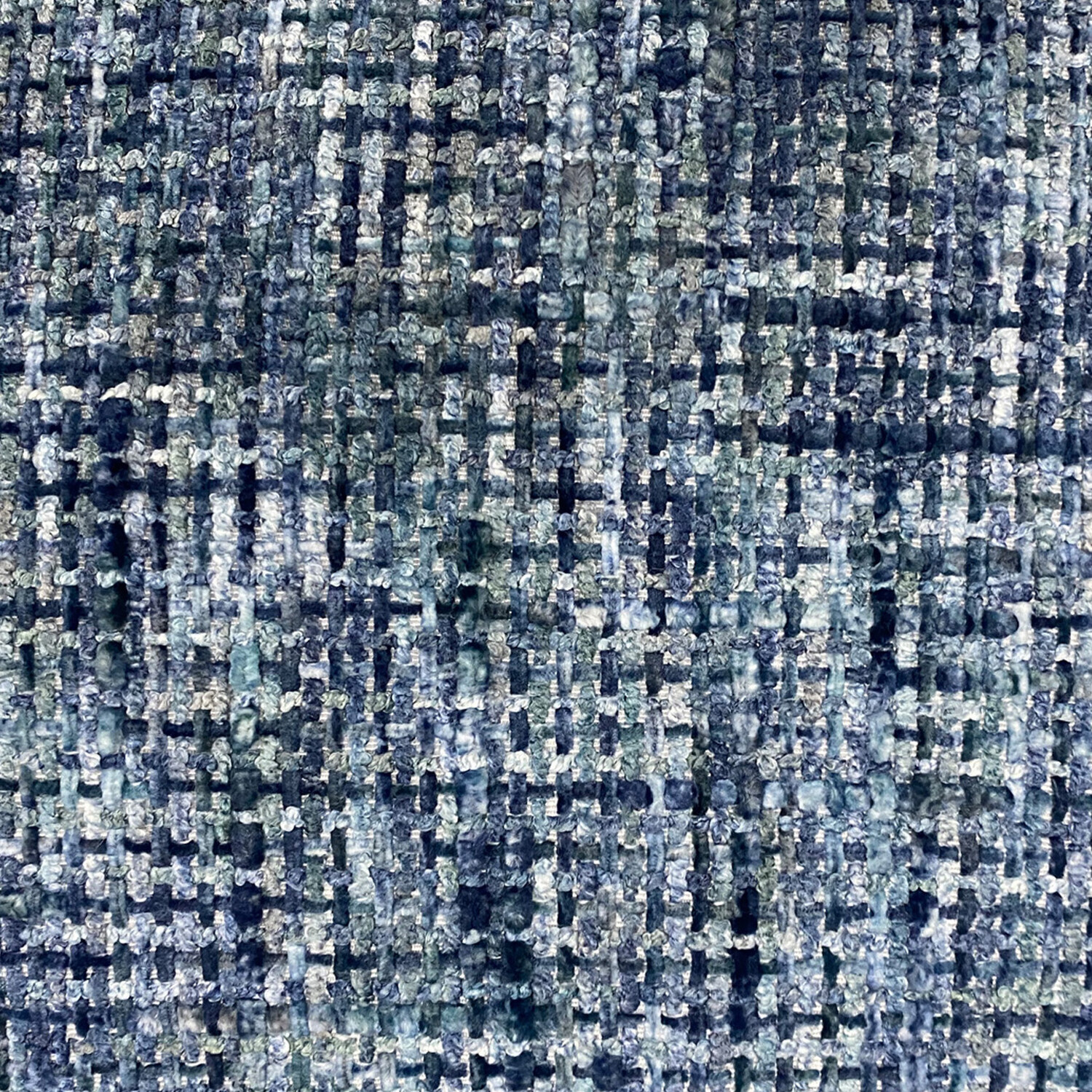 Windsor Tonal Boucle Cushion Blue Image 2