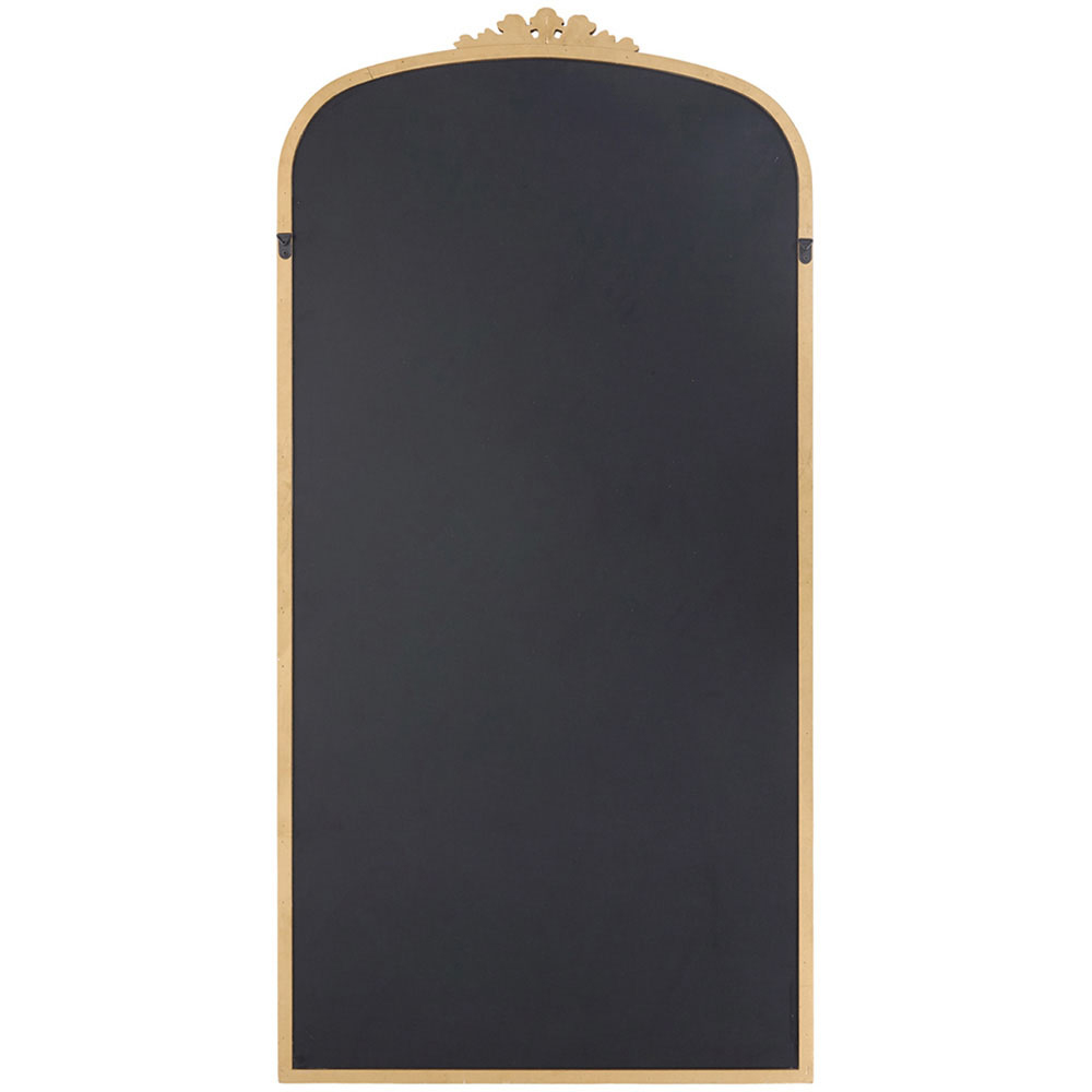 Living and Home Gold Arched Vintage Wall Mirror 120 x 60cm Image 3