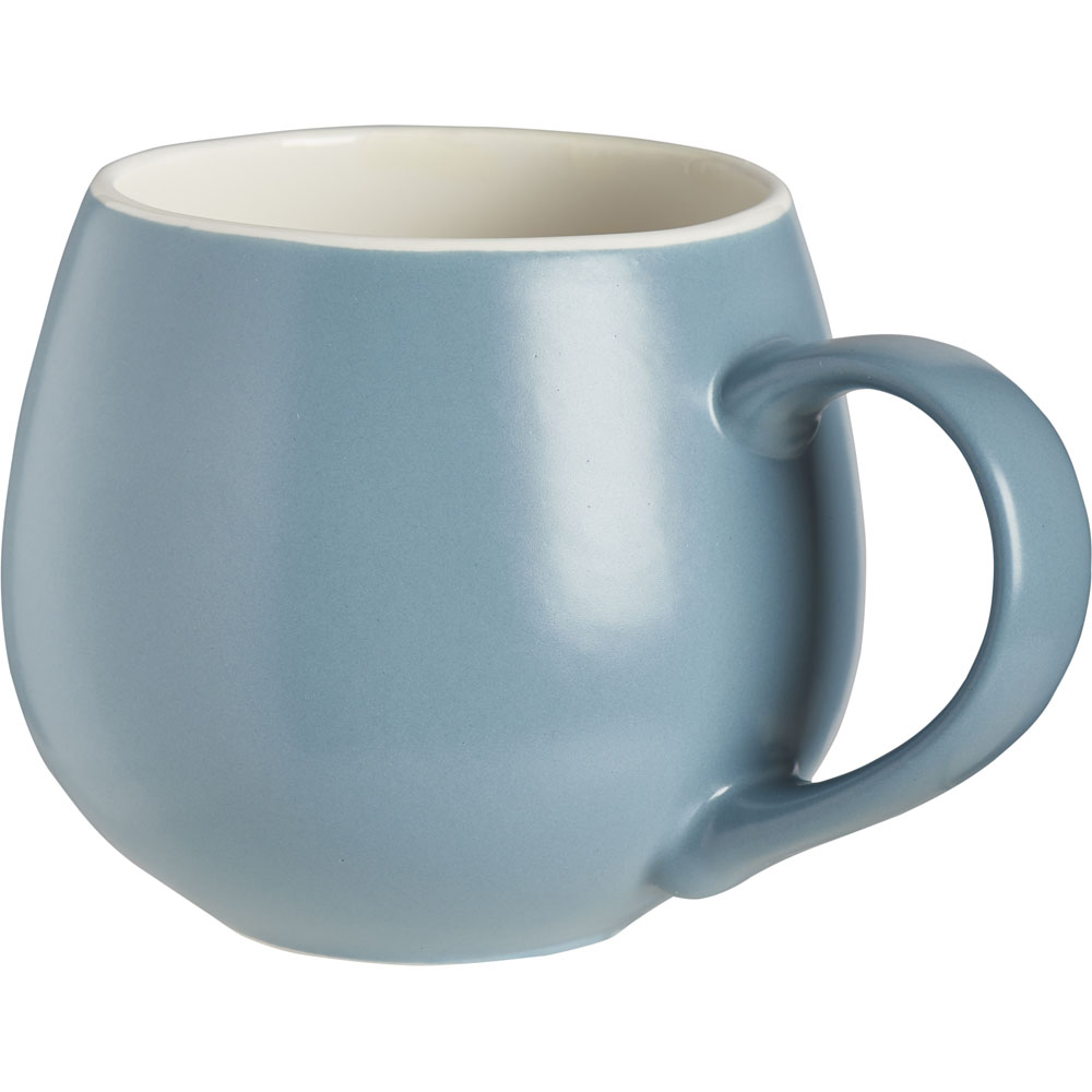 Wilko Aqua Blue Soft Touch Mug Image 2