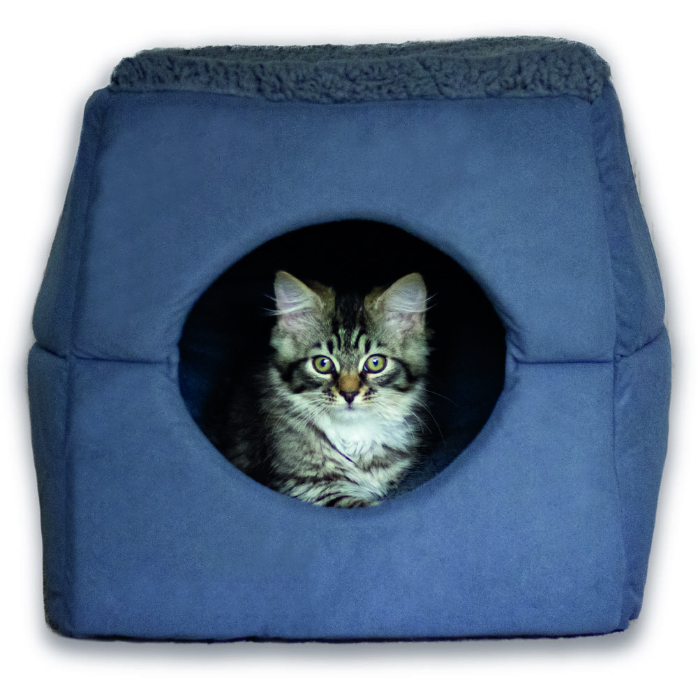 Rosewood Cat Hideaway Bed Wilko