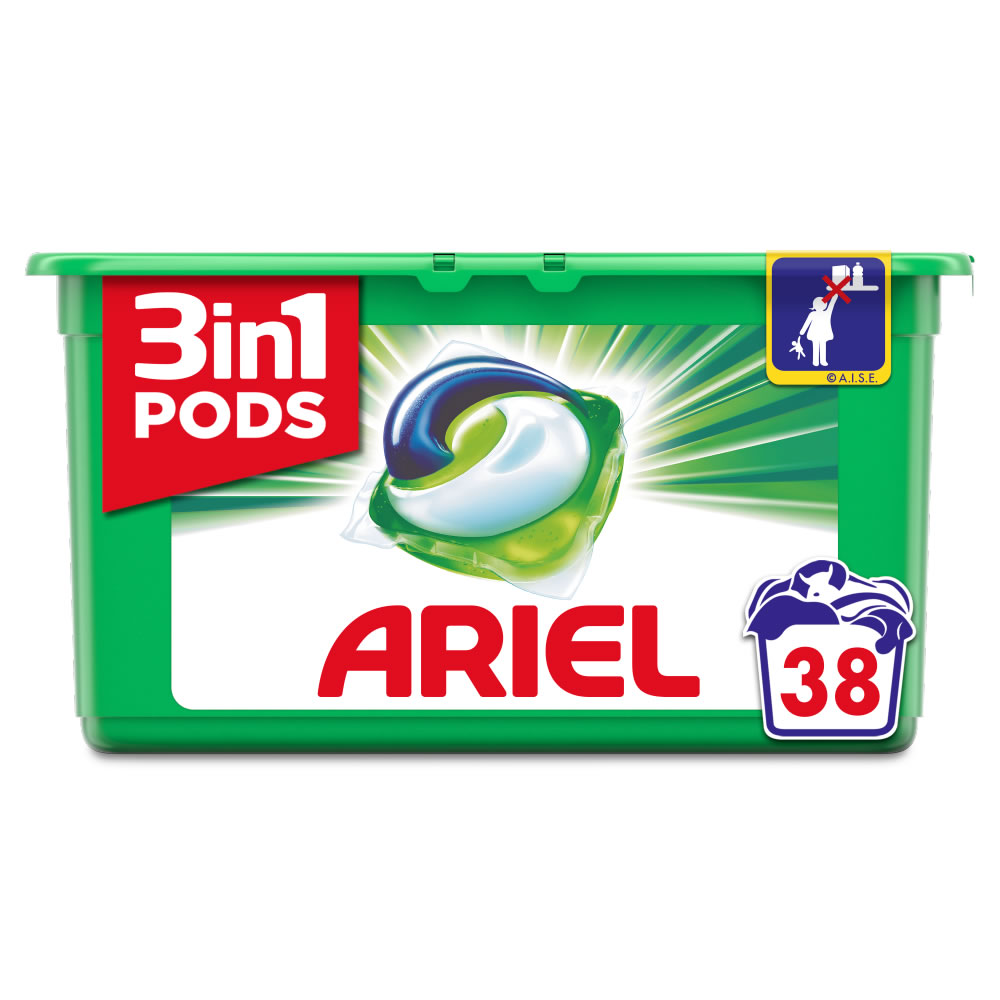 Ariel Regular Pods 38 Washes Image