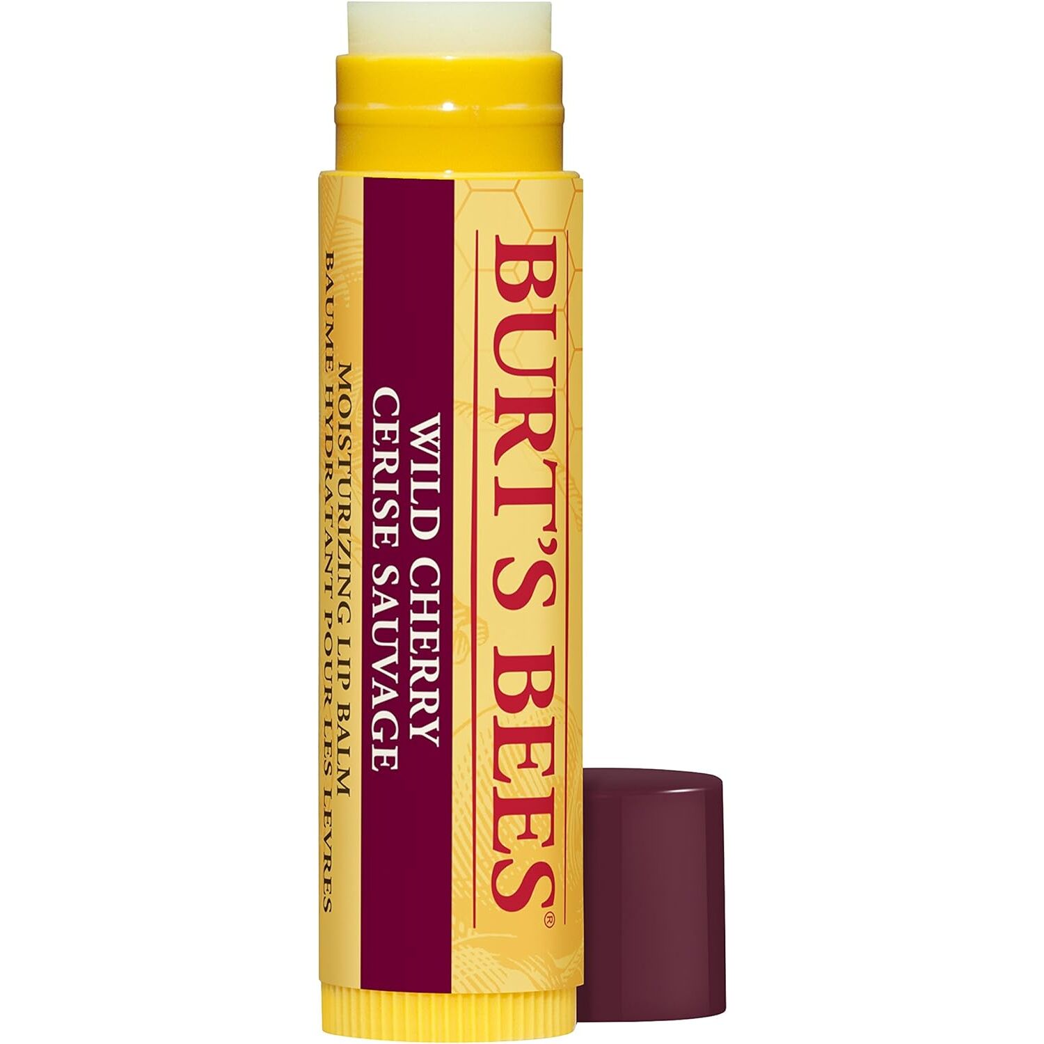 Burt's Bees Lip Balm - Yellow / Wild Cherry Image 2