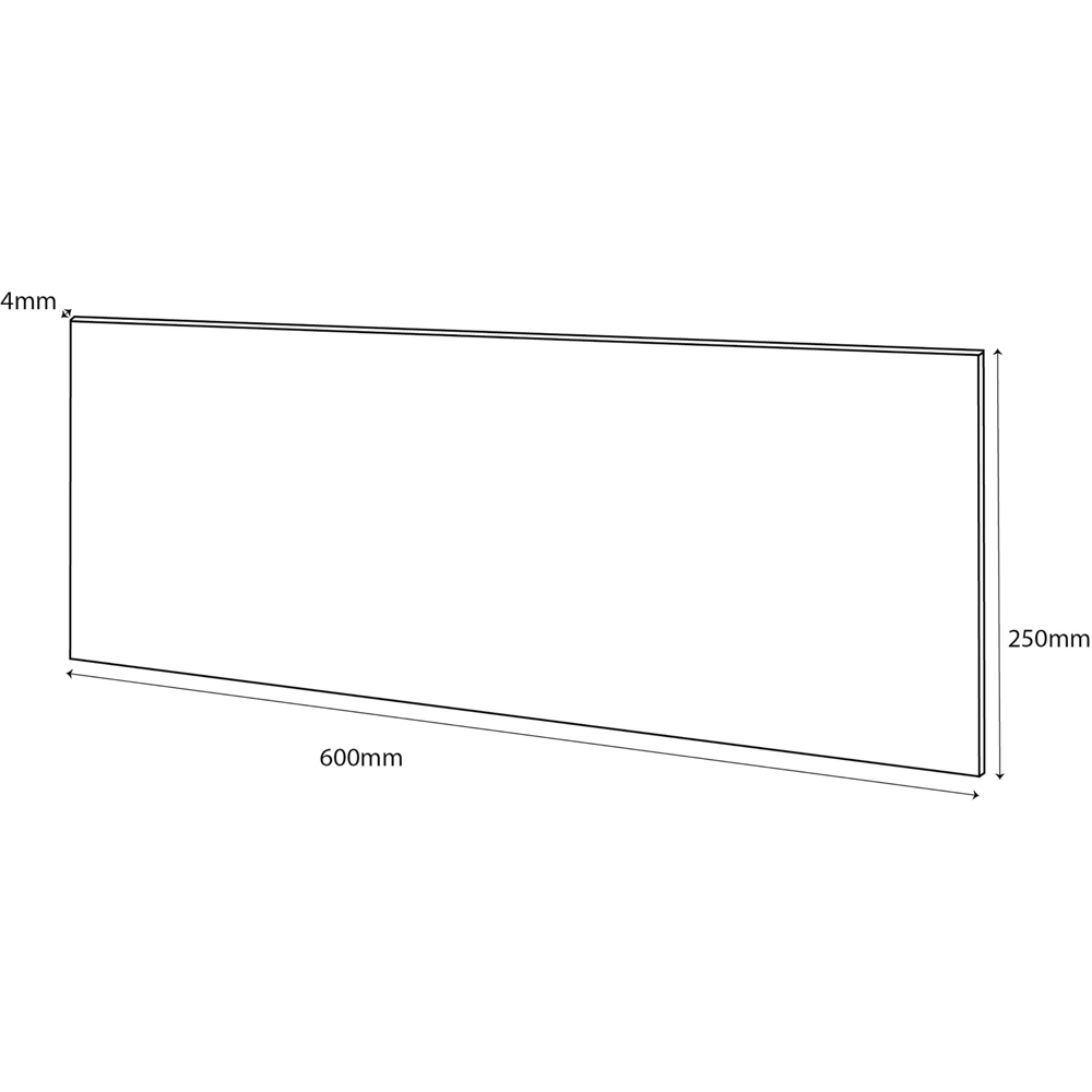 Wetwall Alloy Roman Marble Splashback 800 x 250mm Image 6