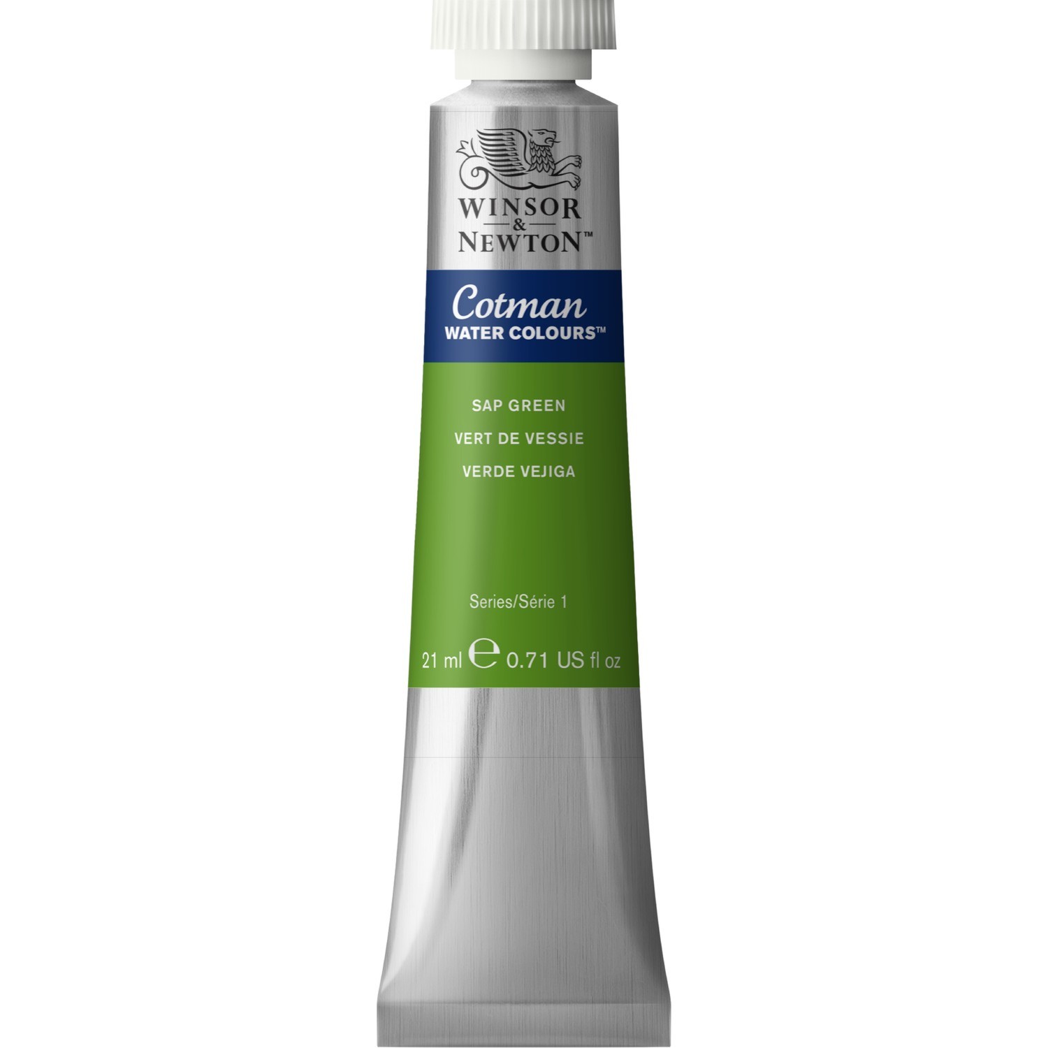 Winsor and Newton Cotman Watercolour Paint 21ml - Sap Green Image 1