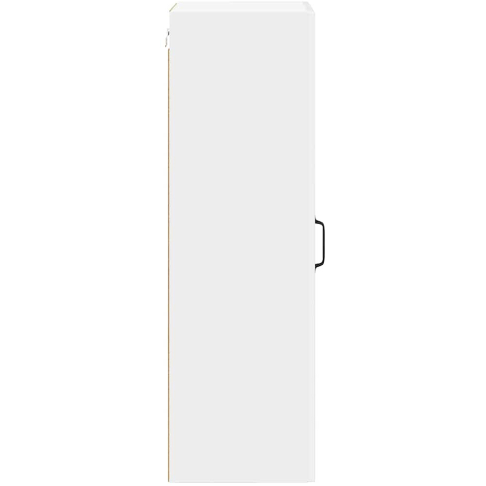 vidaXL Single Door High Gloss White Kitchen Wall Cabinet Image 6