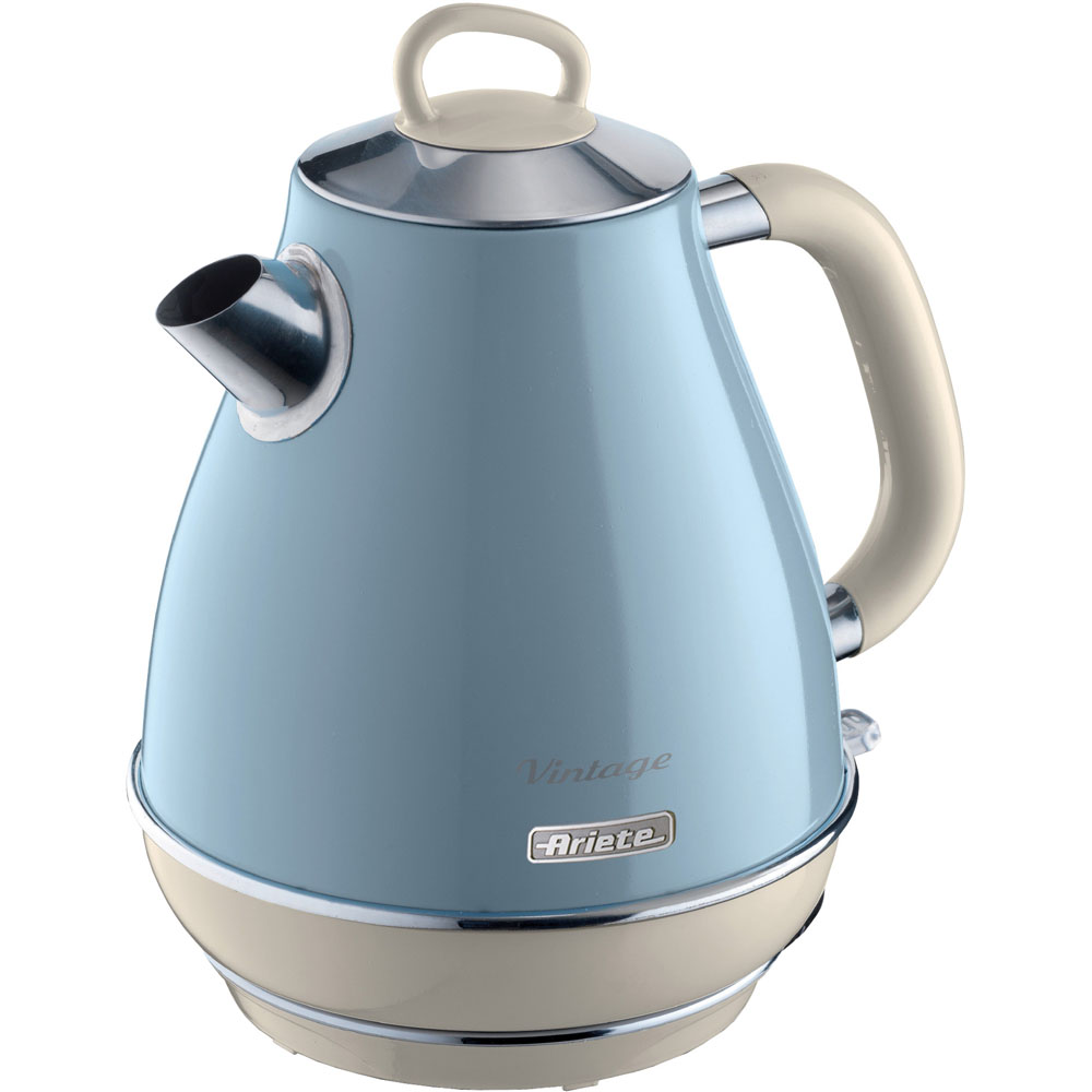 Haden Highclere 1.5 Liter Cordless Electric Kettle & 4 Slice Toaster, Pool  Blue 
